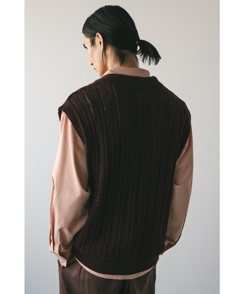 スタイルミキサー STYLEMIXER フリンジニットベスト ニットベスト （フリンジニットベスト｜STYLEMIXER（スタイル