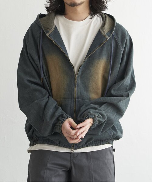 デニムジップパーカー（パーカー）｜VENCEEXCHANGE（ヴァンス