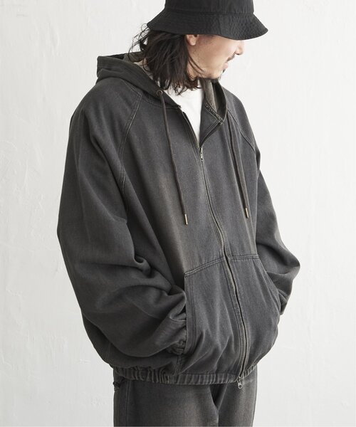 VENCEEXCHANGE（ヴァンスエクスチェンジ）の「デニムジップパーカー（パーカー・メンズ・ブラック/ブルー/ネイビー・L/M/LL）」の16枚目の写真