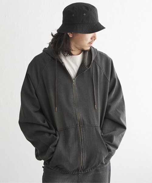 VENCEEXCHANGE（ヴァンスエクスチェンジ）の「デニムジップパーカー（パーカー・メンズ・ブラック/ブルー/ネイビー・L/M/LL）」の22枚目の写真