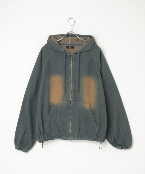 VENCEEXCHANGE（ヴァンスエクスチェンジ）の「デニムジップパーカー（パーカー・メンズ・ブラック/ブルー/ネイビー・L/M/LL）」の7枚目の写真