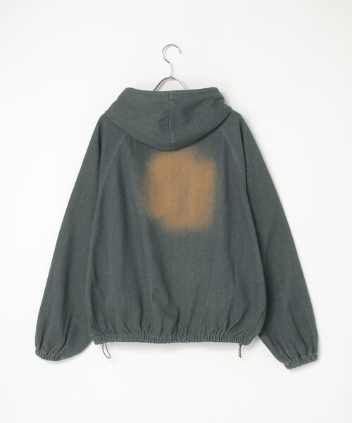 VENCEEXCHANGE（ヴァンスエクスチェンジ）の「デニムジップパーカー（パーカー・メンズ・ブラック/ブルー/ネイビー・L/M/LL）」の8枚目の写真