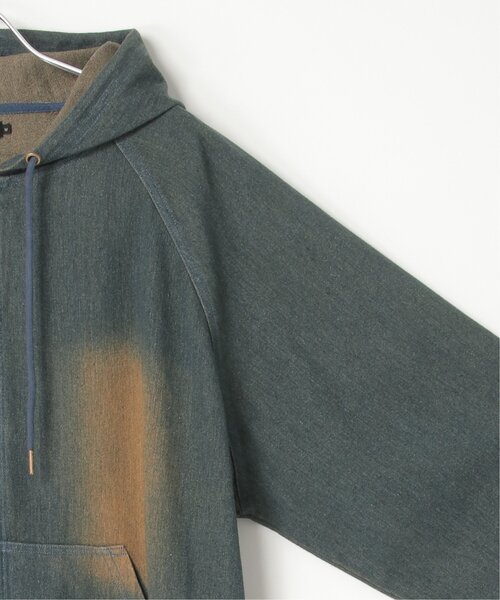 VENCEEXCHANGE（ヴァンスエクスチェンジ）の「デニムジップパーカー（パーカー・メンズ・ブラック/ブルー/ネイビー・L/M/LL）」の9枚目の写真