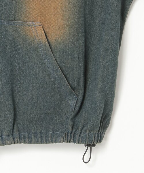 VENCEEXCHANGE（ヴァンスエクスチェンジ）の「デニムジップパーカー（パーカー・メンズ・ブラック/ブルー/ネイビー・L/M/LL）」の11枚目の写真