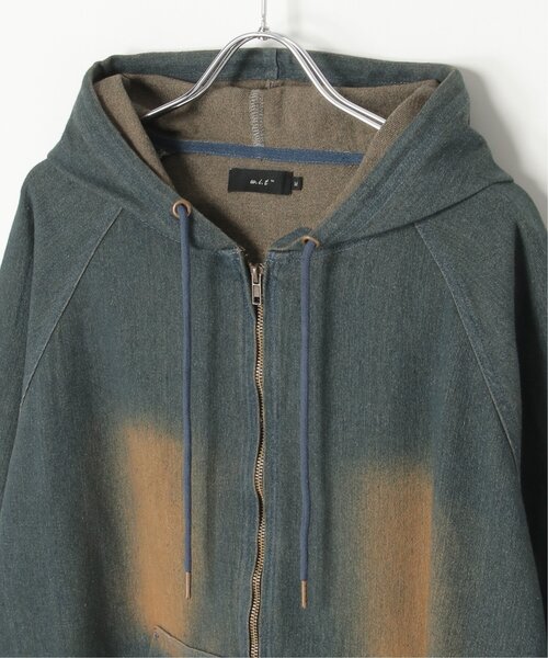 VENCEEXCHANGE（ヴァンスエクスチェンジ）の「デニムジップパーカー（パーカー・メンズ・ブラック/ブルー/ネイビー・L/M/LL）」の12枚目の写真