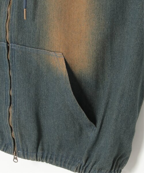 VENCEEXCHANGE（ヴァンスエクスチェンジ）の「デニムジップパーカー（パーカー・メンズ・ブラック/ブルー/ネイビー・L/M/LL）」の13枚目の写真