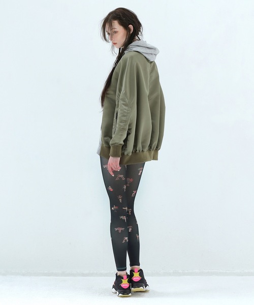 bedsidedrama(ベットサイドドラマ)の「Jomon Period Parker(パーカー・レディース・グレー/ブラック・1)」の11枚目の写真