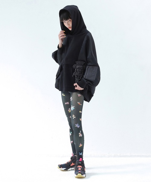 bedsidedrama(ベットサイドドラマ)の「Jomon Period Parker(パーカー・レディース・グレー/ブラック・1)」の6枚目の写真