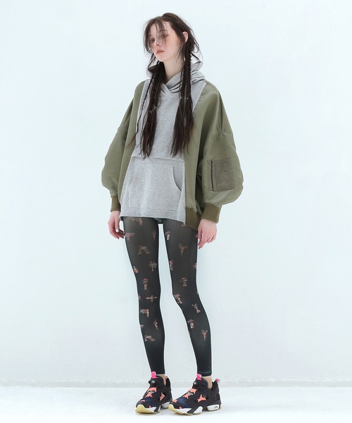 bedsidedrama(ベットサイドドラマ)の「Jomon Period Parker(パーカー・レディース・グレー/ブラック・1)」の9枚目の写真