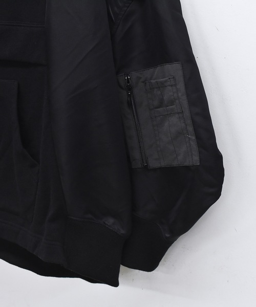 bedsidedrama(ベットサイドドラマ)の「Jomon Period Parker(パーカー・レディース・グレー/ブラック・1)」の4枚目の写真