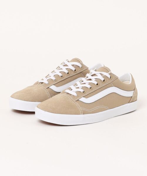 VANS（バンズ）の「VANS ヴァンズ OLD SKOOL LOWPRO オールドスクール ロープロ VN000D0A4G5 INCENSE/TRUE WT（スニーカー・メンズ・ベージュ・6h/8/4/4h/5/5h/6/7/7h）」の2枚目の写真