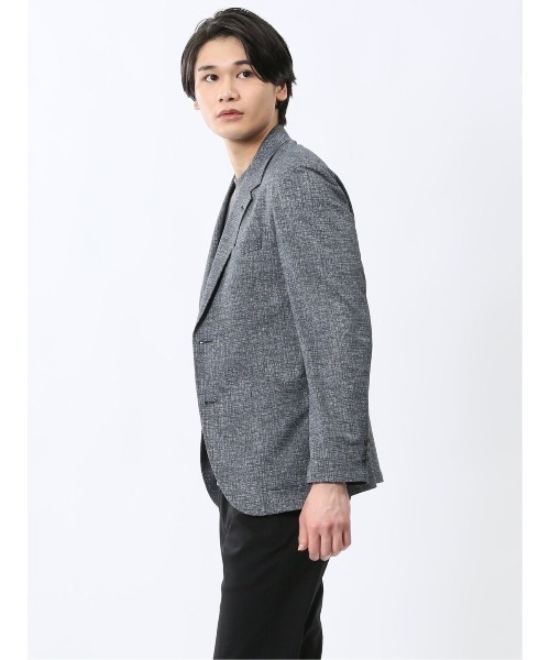 TAKA-Q（タカキュー）の「【WEB限定販売 軽量 ストレッチ ウォッシャブル】プライムフレックス 2ボタンジャケット（テーラードジャケット・メンズ・ネイビー/ブルー・S/MEDIUM/LARGE/X-LARGE/3L）」の12枚目の写真