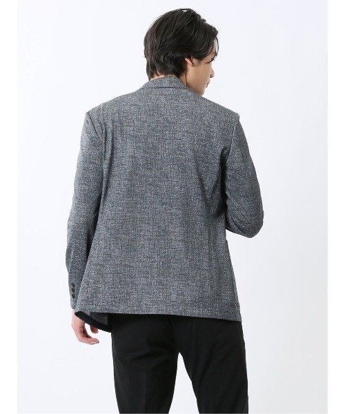 TAKA-Q（タカキュー）の「【WEB限定販売 軽量 ストレッチ ウォッシャブル】プライムフレックス 2ボタンジャケット（テーラードジャケット・メンズ・ネイビー/ブルー・S/MEDIUM/LARGE/X-LARGE/3L）」の13枚目の写真