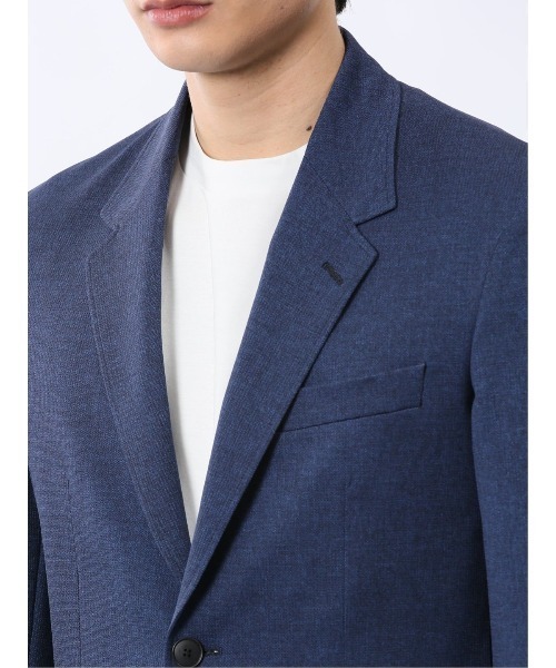 TAKA-Q（タカキュー）の「【WEB限定販売 軽量 ストレッチ ウォッシャブル】プライムフレックス 2ボタンジャケット（テーラードジャケット・メンズ・ネイビー/ブルー・S/MEDIUM/LARGE/X-LARGE/3L）」の20枚目の写真