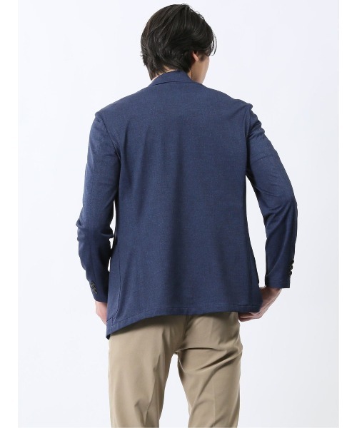 TAKA-Q（タカキュー）の「【WEB限定販売 軽量 ストレッチ ウォッシャブル】プライムフレックス 2ボタン ジャケット（テーラードジャケット・メンズ・ネイビー/ブルー・S/MEDIUM/LARGE/X-LARGE/3L）」の22枚目の写真
