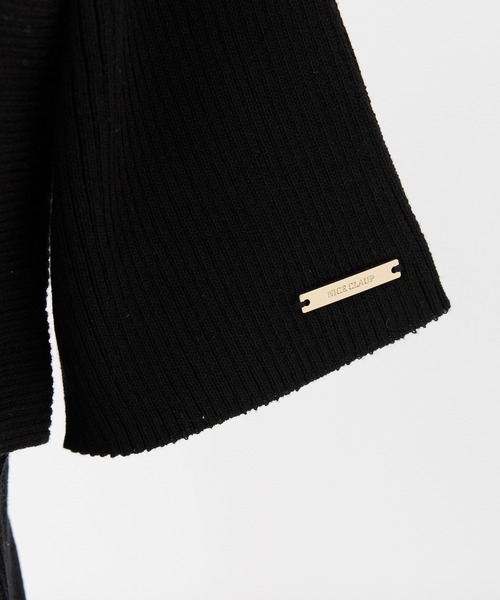 one after another NICE CLAUP(ワンアフターアナザーナイスクラップ)の「韓国っぽアシンメトリーニット/WEB限定商品(ニット/セーター・レディース・オフホワイト/ブラック/ミント/ピンク/チャコールグレー・FREE)」の10枚目の写真