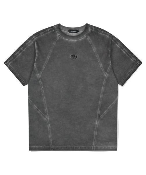 MAHAGRID(マハグリッド)の「『mahagrid/マハグリッド』 DYED TRACK TEE /ダイドトラック TEE(Tシャツ/カットソー・メンズ・カーキ/チャコールグレー・M/S)」の16枚目の写真