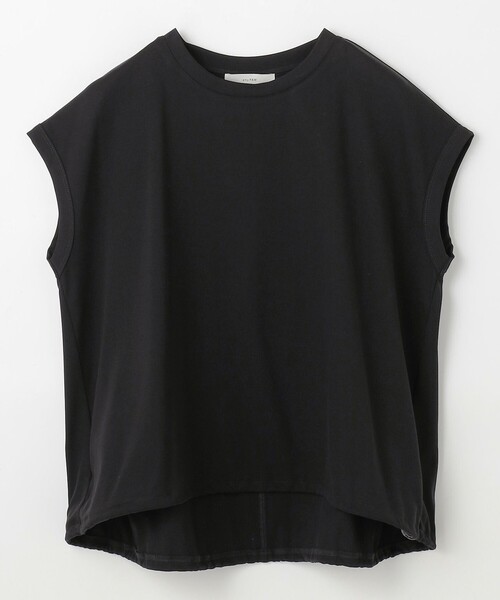 ANY(エニィ)の「シルケットスムースドロストTシャツ(Tシャツ/カットソー・レディース・ホワイト系/ブラック系/ダークブラウン系・4)」の7枚目の写真