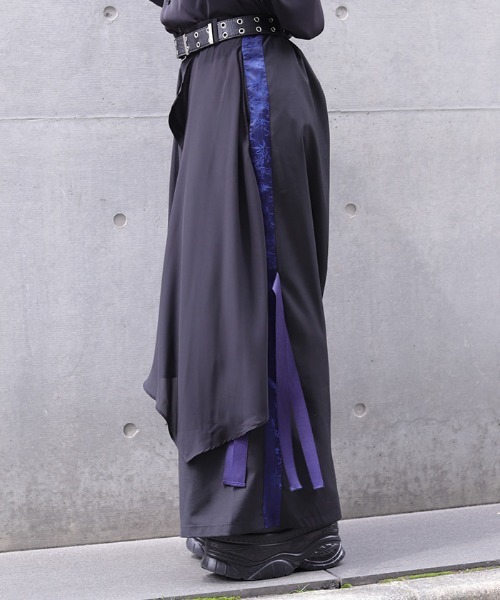[9月末までセール]アクシーズ　REZEN 彼岸花レイヤード袴パンツ 彼岸花レイヤード袴パンツ | 衣料 | axes femme online shop