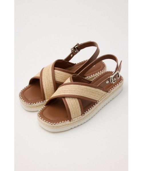 STACCATO(スタッカート)の「アランクロスプラットフォームサンダル(サンダル・レディース・ブラウン/ブラック・22.5cm/23.0cm/23.5cm/24.0cm/24.5cm)」の10枚目の写真