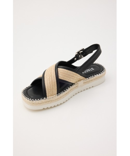 STACCATO(スタッカート)の「アランクロスプラットフォームサンダル(サンダル・レディース・ブラウン/ブラック・22.5cm/23.0cm/23.5cm/24.0cm/24.5cm)」の20枚目の写真