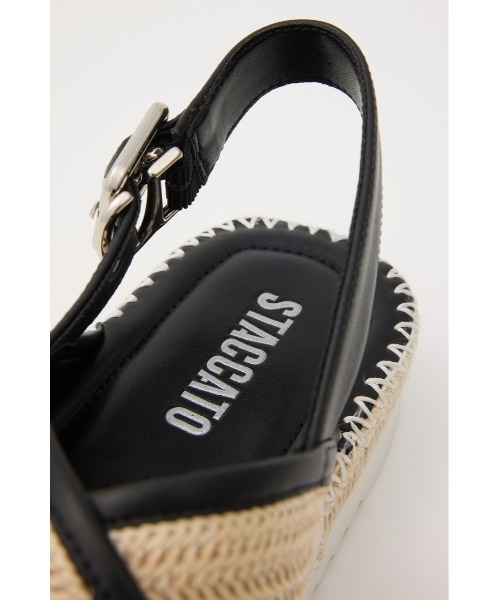 STACCATO(スタッカート)の「アランクロスプラットフォームサンダル(サンダル・レディース・ブラウン/ブラック・22.5cm/23.0cm/23.5cm/24.0cm/24.5cm)」の18枚目の写真