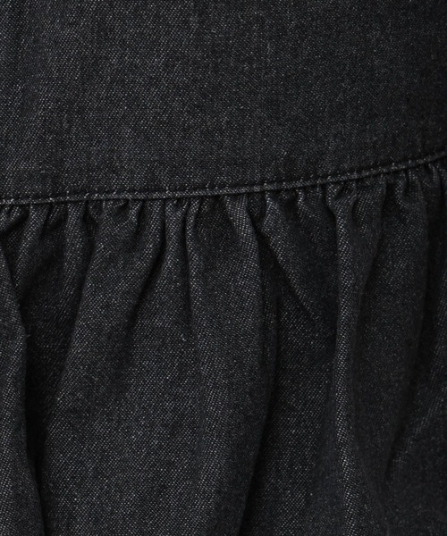 3.3 Field Trip （3.3フィールドトリップ）の「3.3 Field Trip／デニムバルーンスカート（デニムスカート・レディース・ブラック/ブルー・SMALL/MEDIUM）」の18枚目の写真