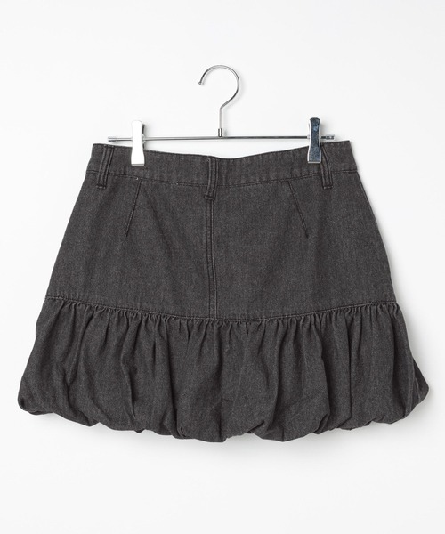 3.3 Field Trip （3.3フィールドトリップ）の「3.3 Field Trip／デニムバルーンスカート（デニムスカート・レディース・ブラック/ブルー・SMALL/MEDIUM）」の12枚目の写真