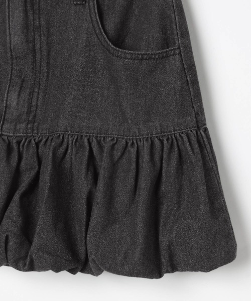 3.3 Field Trip （3.3フィールドトリップ）の「3.3 Field Trip／デニムバルーンスカート（デニムスカート・レディース・ブラック/ブルー・SMALL/MEDIUM）」の15枚目の写真