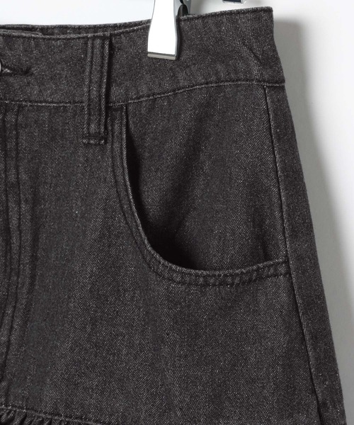 3.3 Field Trip （3.3フィールドトリップ）の「3.3 Field Trip／デニムバルーンスカート（デニムスカート・レディース・ブラック/ブルー・SMALL/MEDIUM）」の16枚目の写真