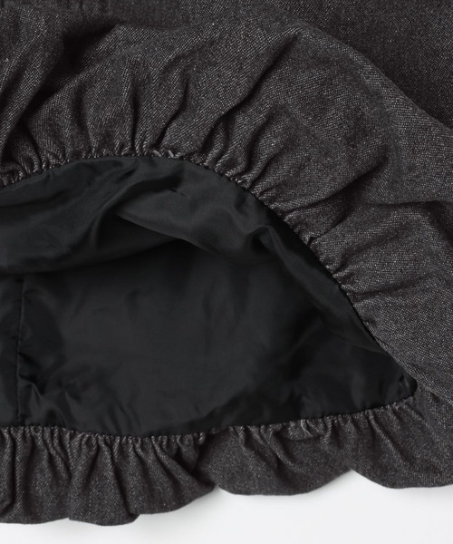 3.3 Field Trip （3.3フィールドトリップ）の「3.3 Field Trip／デニムバルーンスカート（デニムスカート・レディース・ブラック/ブルー・SMALL/MEDIUM）」の17枚目の写真