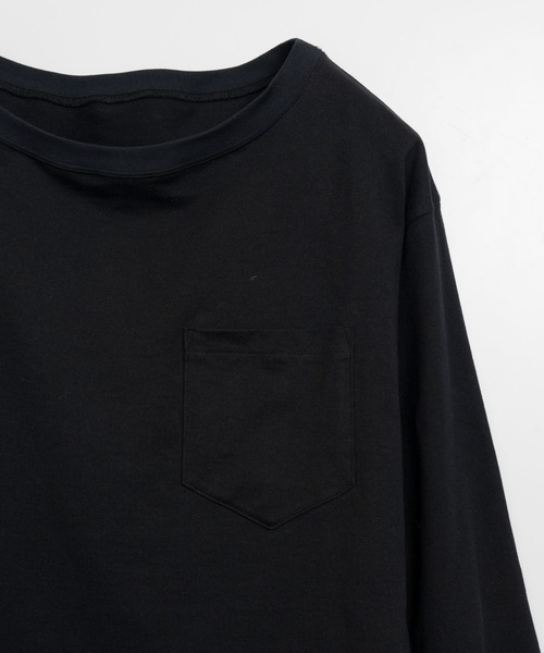YOOU(ユー)の「オフショルダーカットソー/ワイドネックデザイン × リラックスシルエット(Tシャツ/カットソー・レディース・グレー/ブラック/マルチ/ホワイト・FREE)」の10枚目の写真