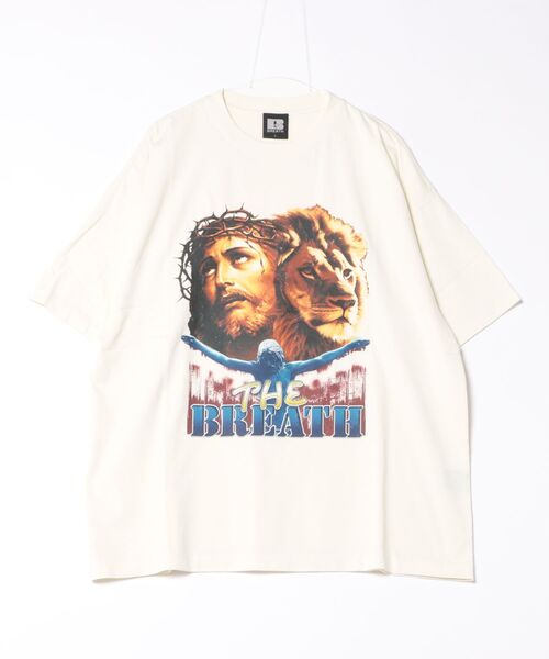 STYLISE（スタイライズ）の「【BREATH / ブレス】ZION LOGO TEE / クリーム [BR25SS-C5014]（Tシャツ/カットソー・メンズ・クリーム・M/L）」の3枚目の写真