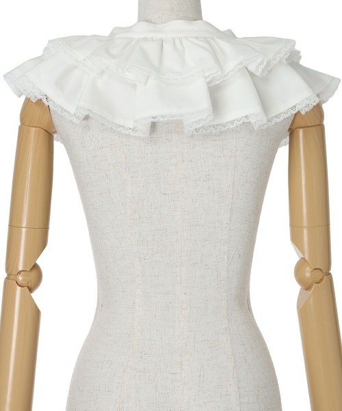 F i.n.t（フィント）の「ダブルタックフリルつけ衿/fint　フィント（付け襟・レディース・オフホワイト・FREE）」の13枚目の写真