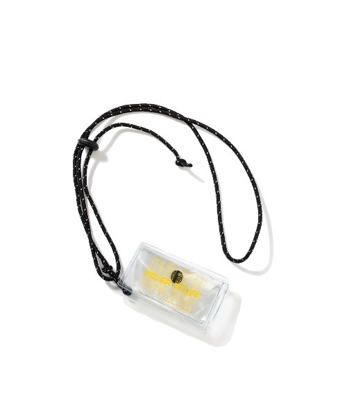 POLeR（ポーラー）の「POLER PVC COIN POUCH（ポーラー PVC コインポーチ）（コインケース・メンズ・オレンジ/イエロー/ブラック/クリア・FREE）」の4枚目の写真