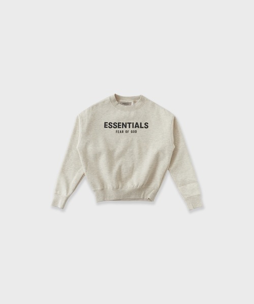 FOG ESSENTIALS（エフオージーエッセンシャルズ）の「FOG ESSENTIALS/エッセンシャルズ 21SSKIDS FRT CRW SWT スウェット（スウェット・キッズ・オートミール/ダークベージュ/モスグリーン/クリーム/ブラック/ベージュ・XS/S/M）」の4枚目の写真