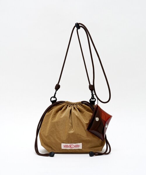 CIAOPANIC（チャオパニック）の「ポーチチャーム付きナイロンショルダーバッグ（ショルダーバッグ・レディース・ブラック/ブラウン/イエロー・FREE）」の11枚目の写真