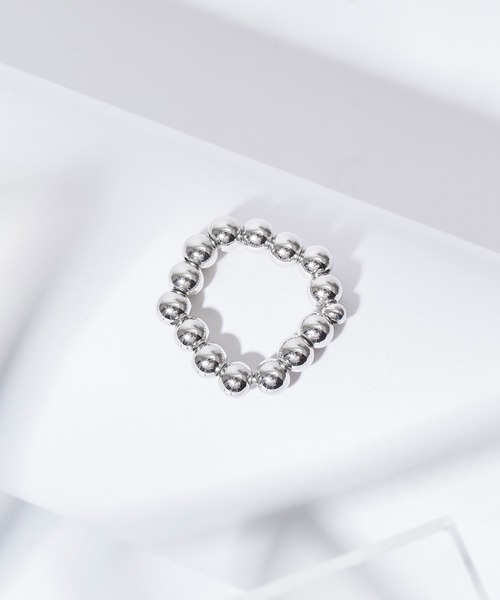 ROSE BUD(ローズバッド)の「BEADS RING(リング・レディース・シルバー・ONE SIZE)」の3枚目の写真