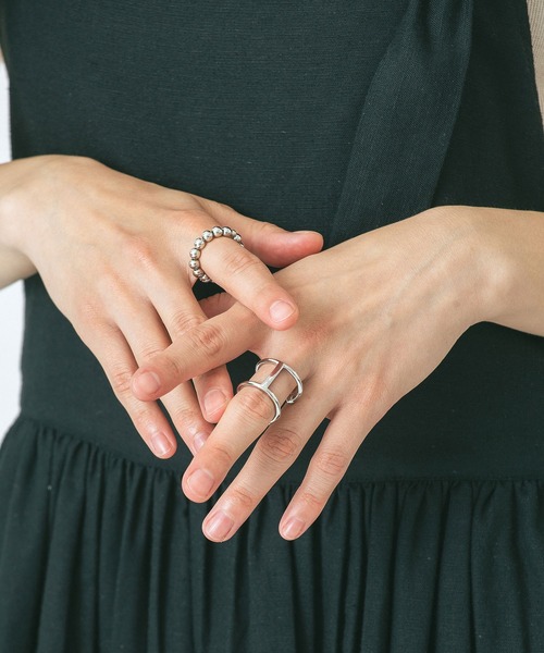 ROSE BUD(ローズバッド)の「BEADS RING(リング・レディース・シルバー・ONE SIZE)」の7枚目の写真