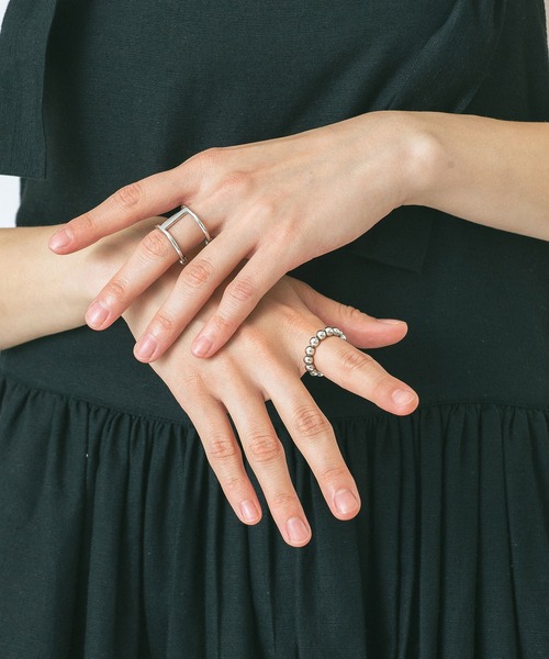 ROSE BUD(ローズバッド)の「BEADS RING(リング・レディース・シルバー・ONE SIZE)」の8枚目の写真