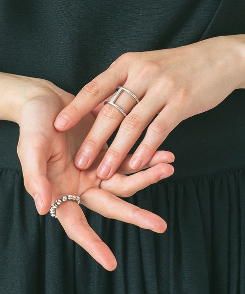 ROSE BUD(ローズバッド)の「BEADS RING(リング・レディース・シルバー・ONE SIZE)」の9枚目の写真