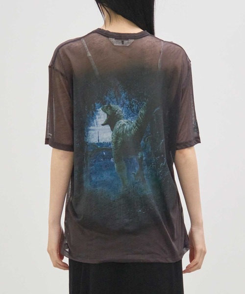 beautiful people - ビューティフルピープル　シアーシャツ beautiful people/ビューティフルピープル】sheer R.P.S print