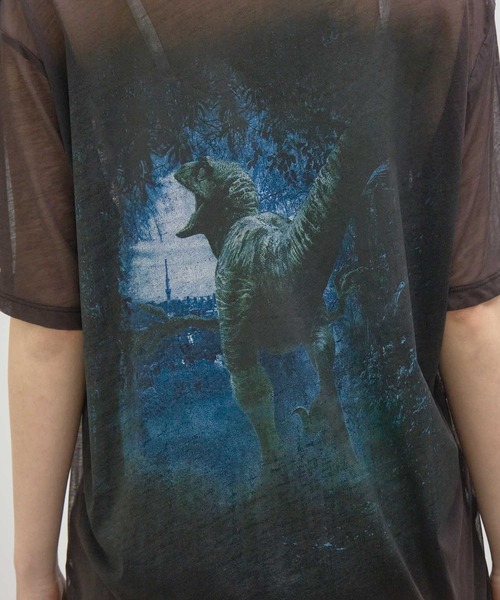 beautiful people シアーTシャツ 半袖 beautiful people/ビューティフルピープル】jurassic world