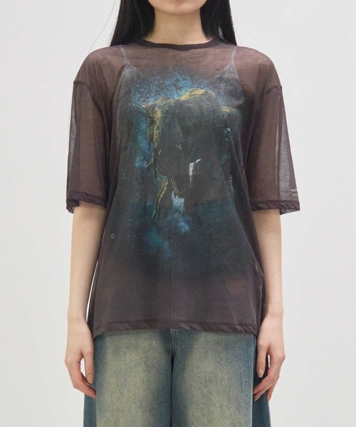 tシャツ ビューティフルピープル beautiful people sheer jersey        quality display T レディ sheer jersey quality display T – beautiful people online store