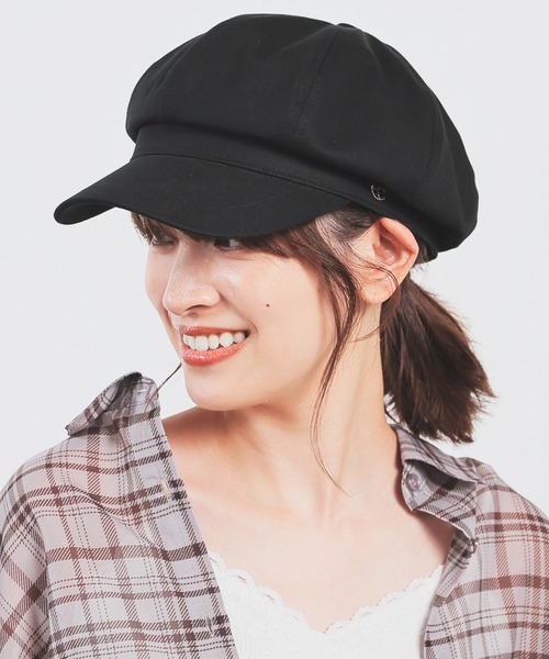 Honeys（ハニーズ）の「【汗止めテープ】キャスケット（キャスケット・レディース・ベージュ/アイボリー/ブラック・FREE）」の3枚目の写真