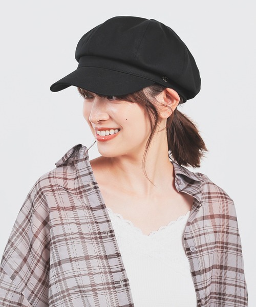 Honeys（ハニーズ）の「【汗止めテープ】キャスケット（キャスケット・レディース・ベージュ/アイボリー/ブラック・FREE）」の10枚目の写真