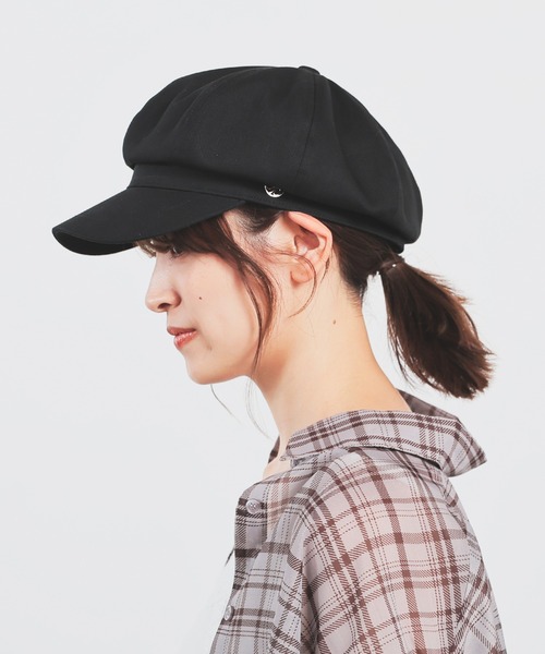 Honeys（ハニーズ）の「【汗止めテープ】キャスケット（キャスケット・レディース・ベージュ/アイボリー/ブラック・FREE）」の11枚目の写真