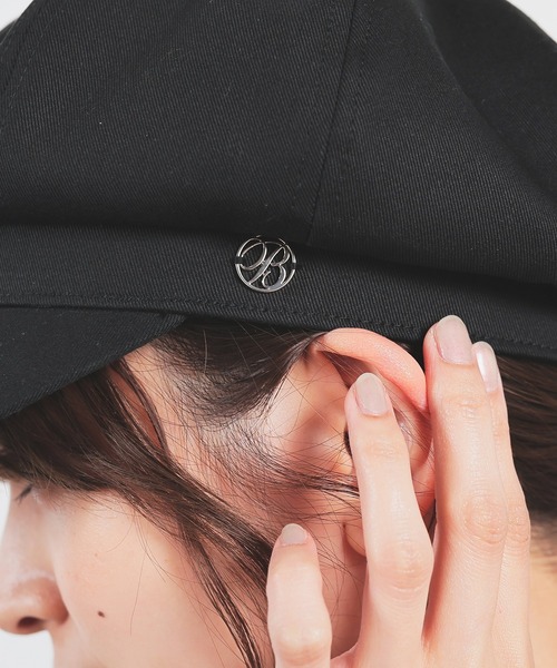 Honeys（ハニーズ）の「【汗止めテープ】キャスケット（キャスケット・レディース・ベージュ/アイボリー/ブラック・FREE）」の12枚目の写真