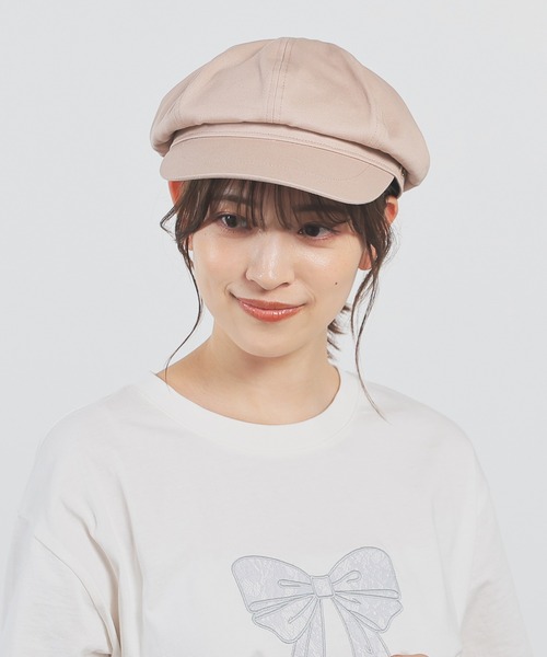 Honeys（ハニーズ）の「【汗止めテープ】キャスケット（キャスケット・レディース・ベージュ/アイボリー/ブラック・FREE）」の14枚目の写真