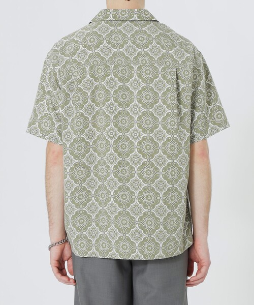 LOVELESS(ラブレス)の「オーナメントプリントショートスリーブシャツ(シャツ/ブラウス・メンズ・グリーン系その他/ブラック/ブルー・M/L)」の10枚目の写真